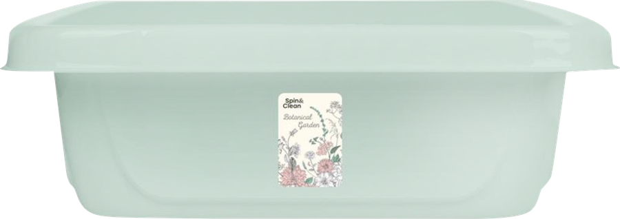 Таз SPIN&CLEAN Step, квадратный, зеленый, 10л, Арт. SC3940-ЗЛН