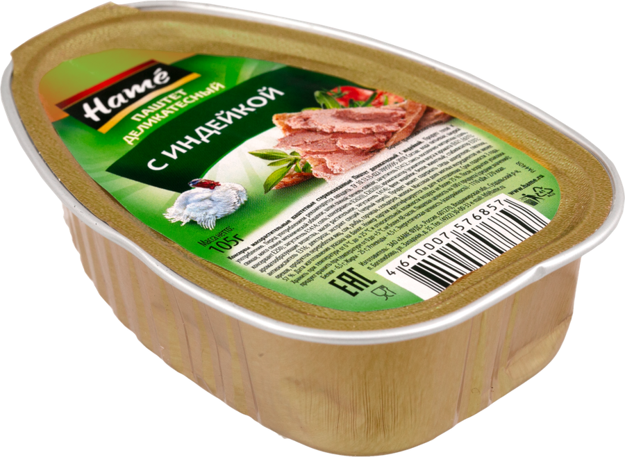 Паштет HAME Деликатесный, с индейкой, 105г