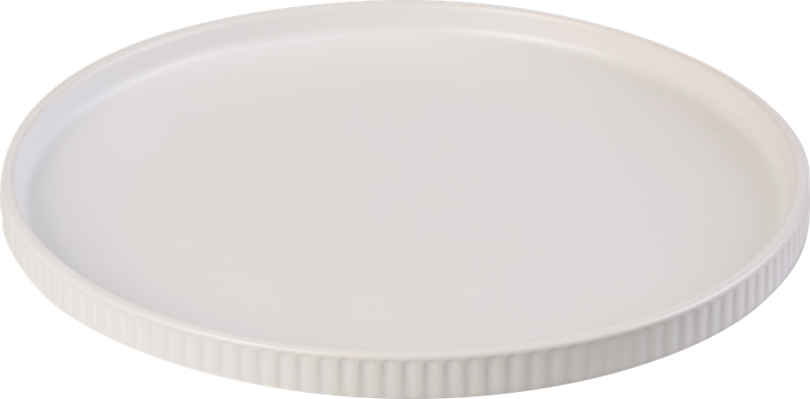 Тарелка обеденная HOMECLUB Lines 27см, керамика, Арт. KV2405