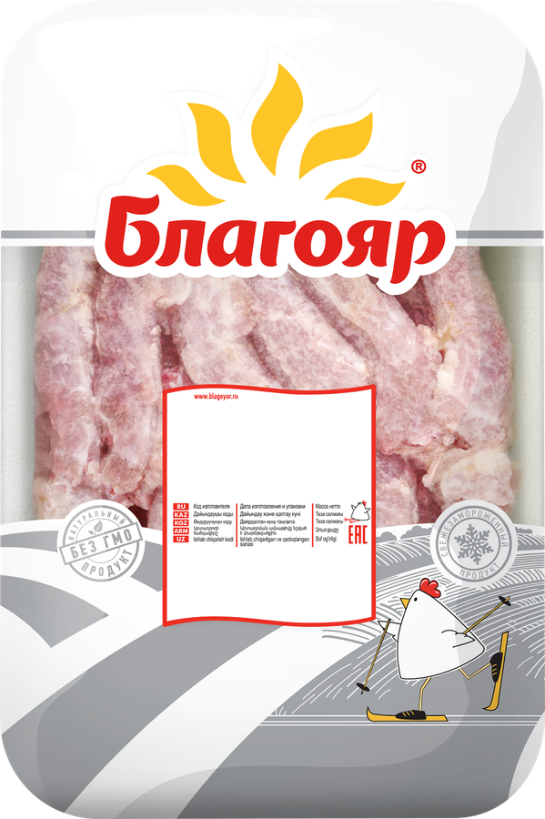 Шеи куриные замороженные бескостножи, весовые