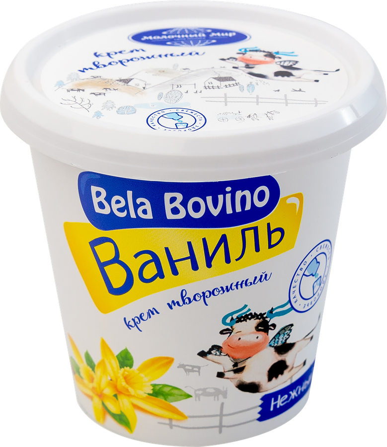 Крем творожный BELA BOVINO взбитый ваниль 3% без змж