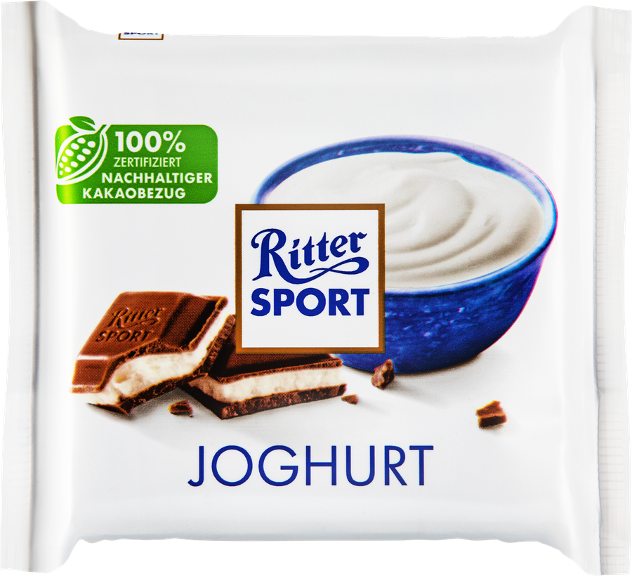 Шоколад молочный RITTER SPORT Йогурт, 100г