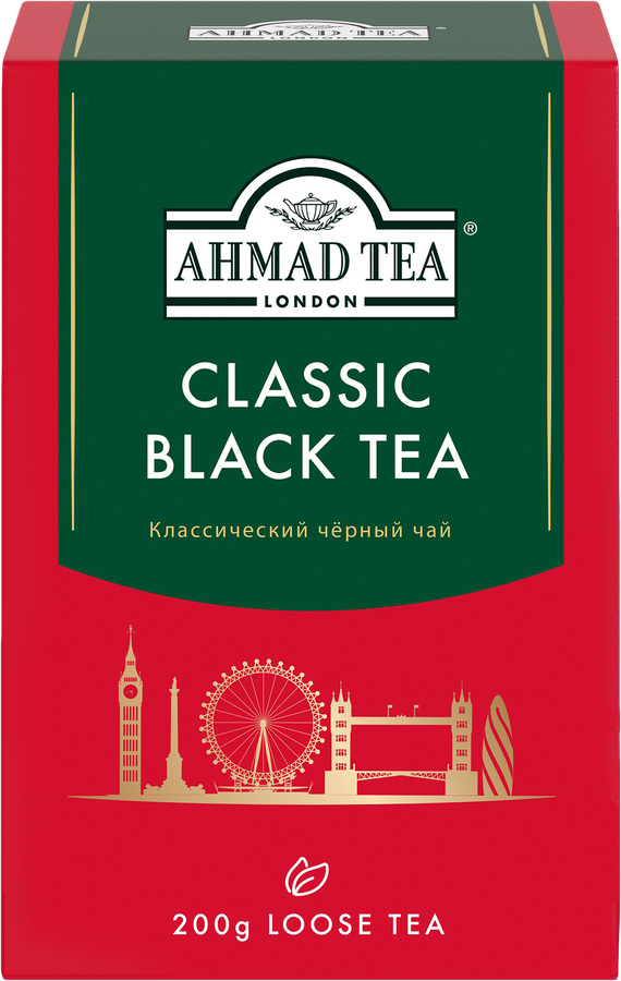 Чай черный AHMAD TEA Классический листовой, 200г