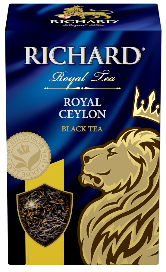 Чай черный RICHARD Royal Ceylon Цейлонский листовой, 90г