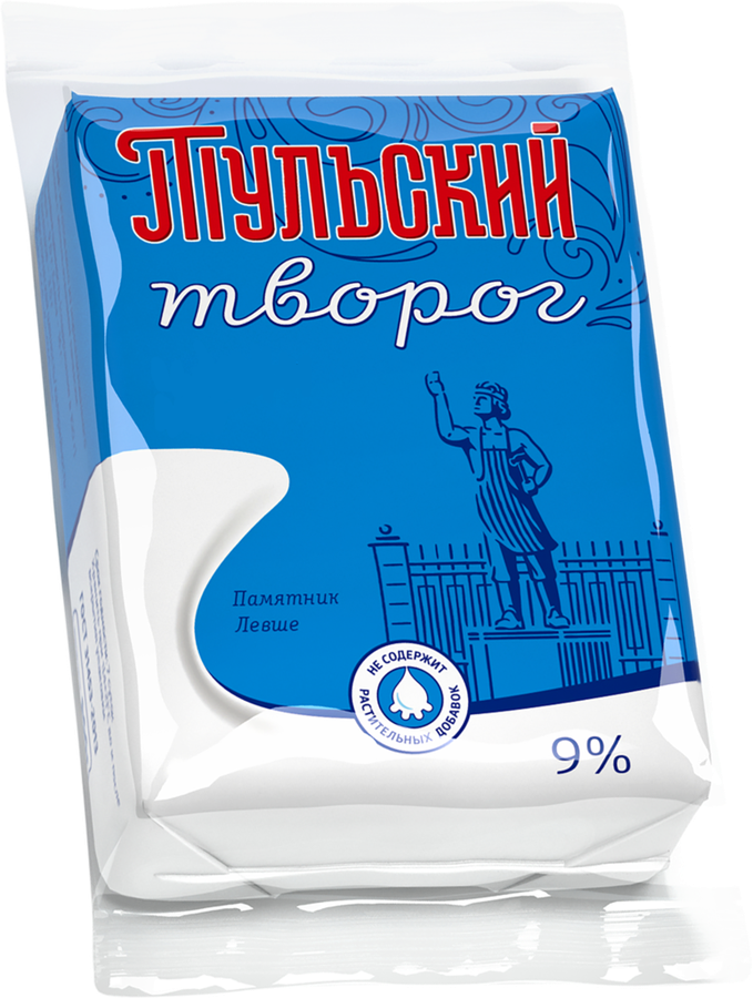 Творог МК ТУЛЬСКИЙ 9%, без змж, 180г