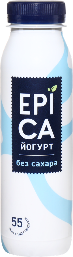 Йогурт питьевой EPICA Натуральный 2,9%, без змж, 260г