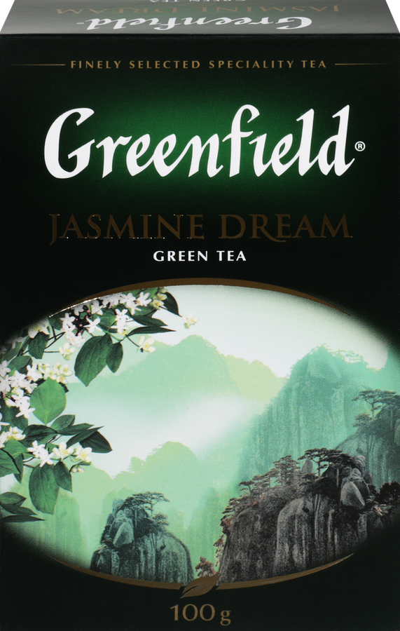 Чай зеленый GREENFIELD Jasmine Dream листовой, 100г