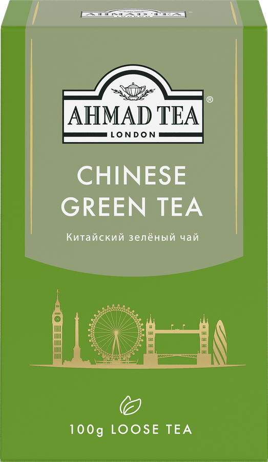 Чай зеленый AHMAD TEA Китайский листовой, 100г