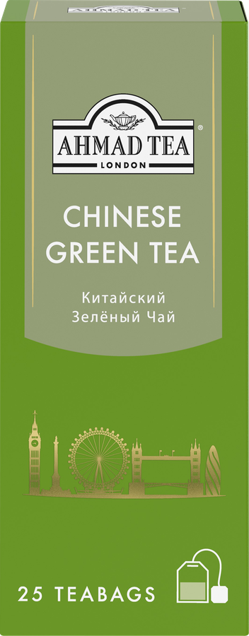 Чай зеленый AHMAD TEA Китайский, 25пак