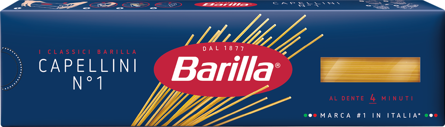 Макароны BARILLA Capellini n.1 из твердых сортов пшеницы группа А высший сорт, 450г