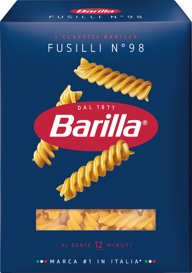 Макароны BARILLA Fusilli n.98 из твердых сортов пшеницы группа А высший сорт, 450г