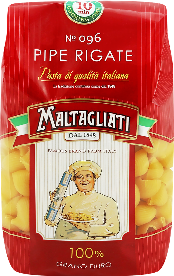 Макароны MALTAGLIATI Рожок крупный, 450г