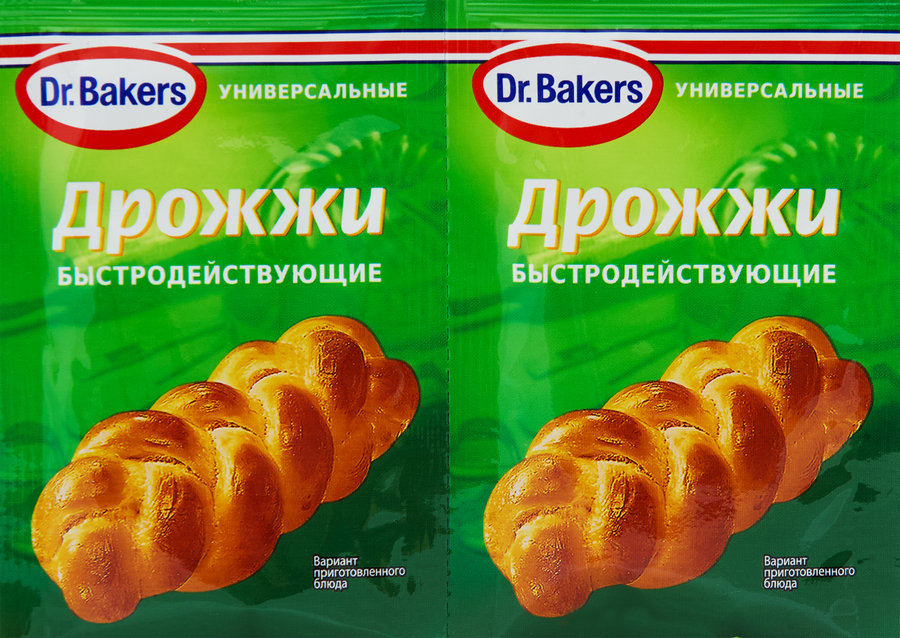 Дрожжи DR.BAKERS быстродействующие, 7г