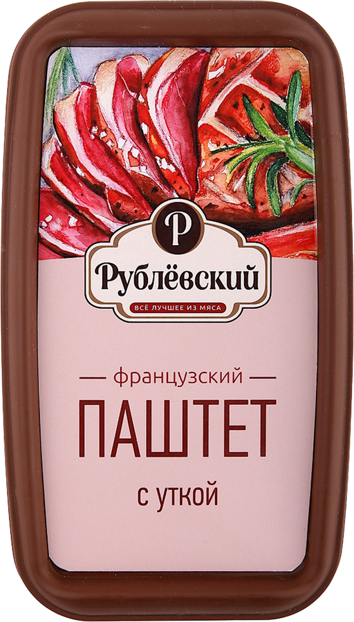 Паштет РУБЛЁВСКИЙ Французский с уткой, 175г