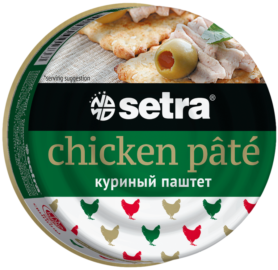 Паштет SETRA из курицы, 100г