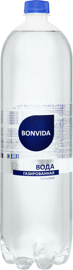 Вода питьевая BONVIDA газированная, 1.5л