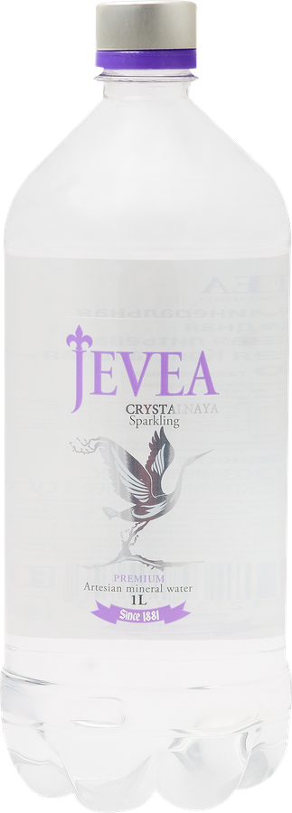 Вода минеральная JEVEA Crystalnaya природная столовая газированная, 1л