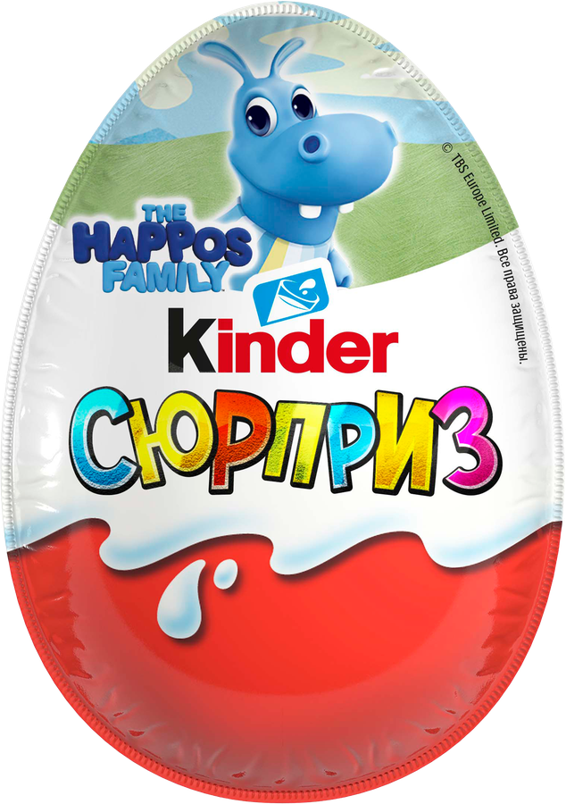 Яйцо шоколадное KINDER Сюрприз из молочного шоколада с игрушкой, 20г