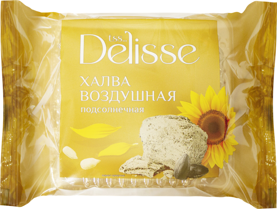 Халва DELISSE Подсолнечная воздушная, 200г