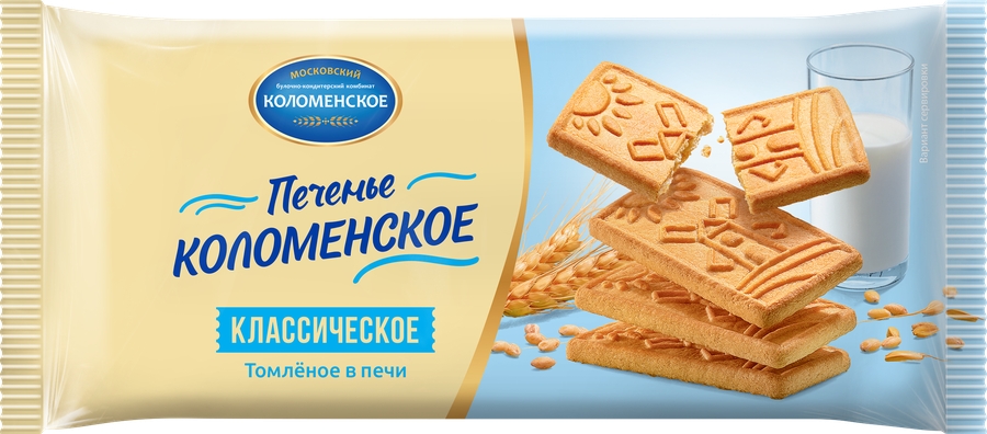 Печенье сахарное КОЛОМЕНСКОЕ Классическое, 120г