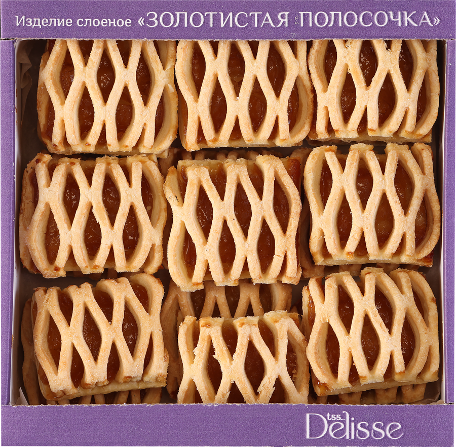 Изделие слоеное DELISSE Золотистая полосочка, 500г
