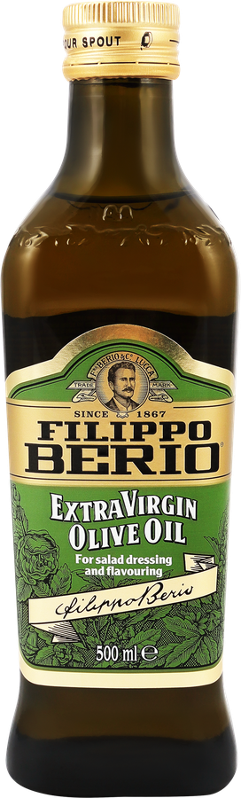 Масло оливковое FILIPPO BERIO Extra Virgin, 500мл