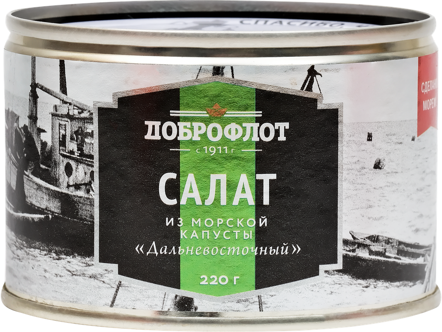 Салат из морской капусты ДОБРОФЛОТ Дальневосточный, 220г