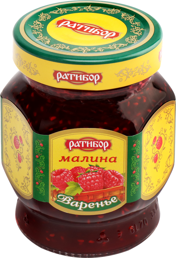 Варенье РАТИБОР Малина, 360г