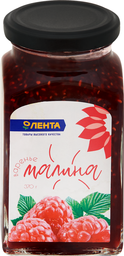 Варенье ЛЕНТА Малина, 370г