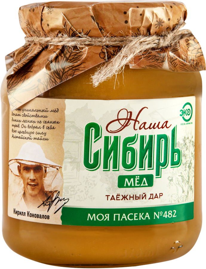 Мед НАША СИБИРЬ Таежный дар, 500г