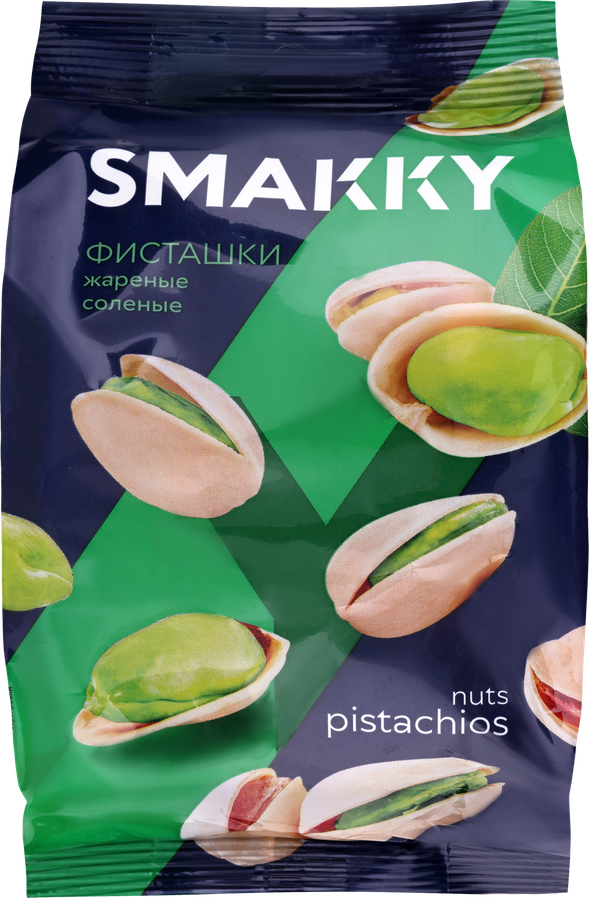 Фисташки SMAKKY жареные подсоленные, 200г