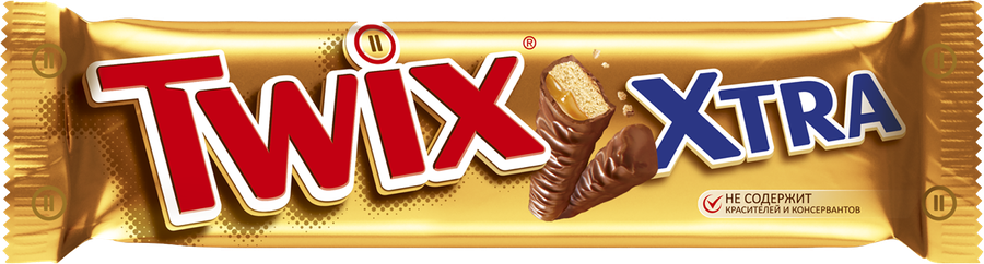 Батончик TWIX Xtra с карамелью и печеньем, 82г