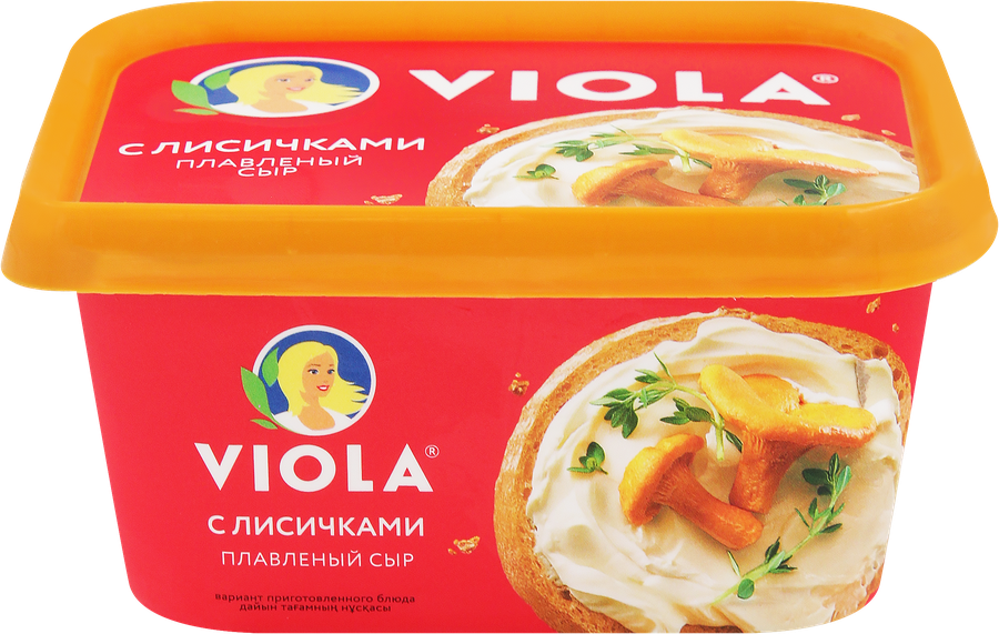 Сыр плавленый VIOLA с лисичками 50%, без змж, 400г