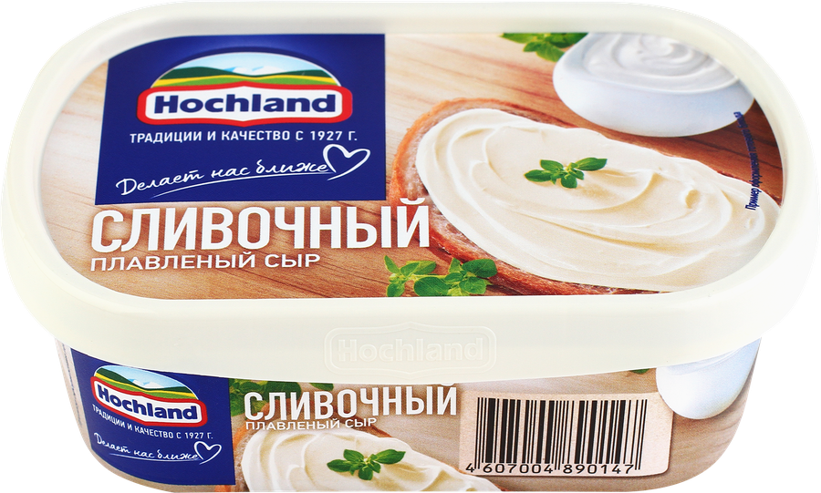 Сыр плавленый HOCHLAND сливочный 55%, без змж, 200г