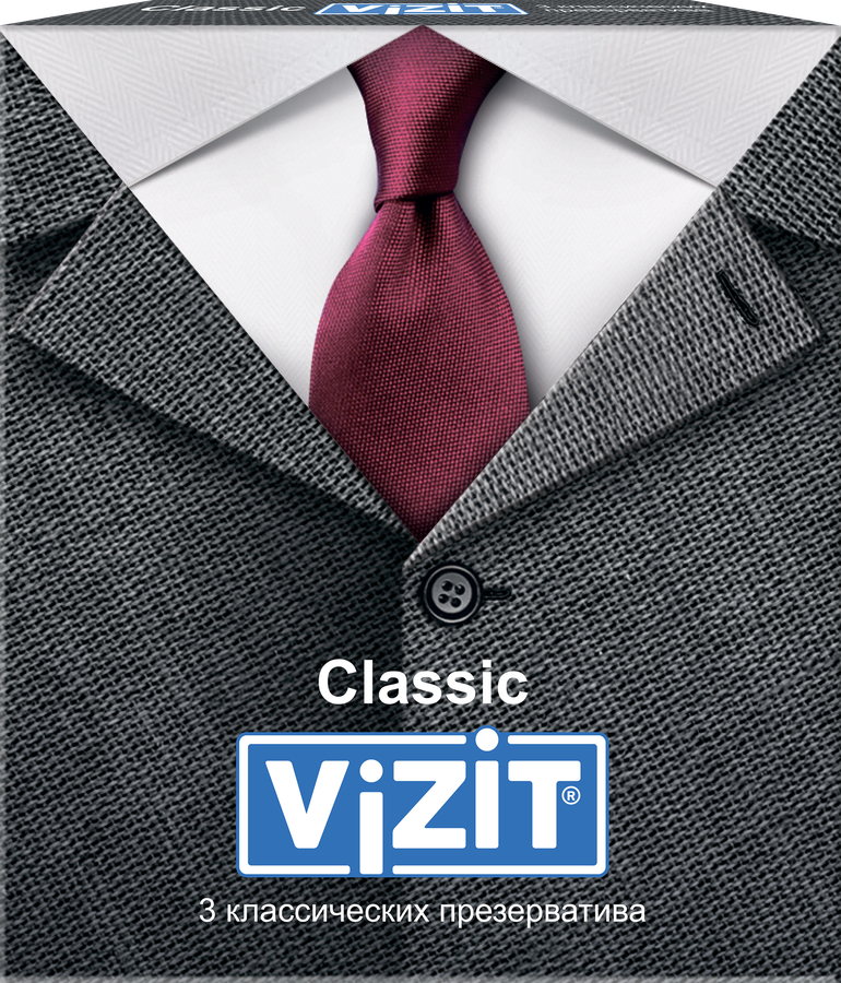 Презервативы VIZIT Classic Классические, 3шт