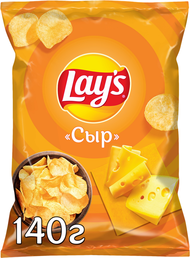 Чипсы картофельные LAY'S Сыр, 140г