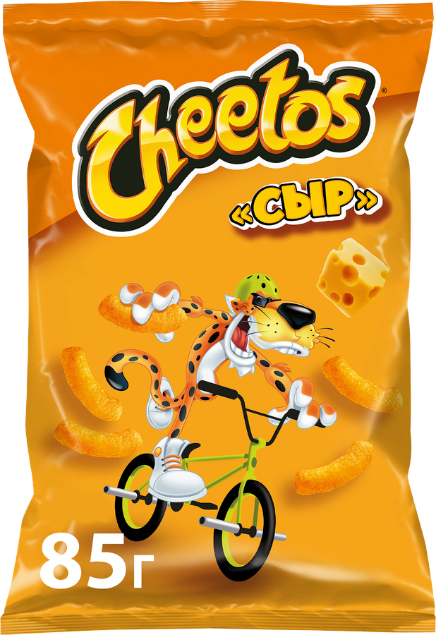 Палочки кукурузные CHEETOS Большой прикол Сыр, 85г