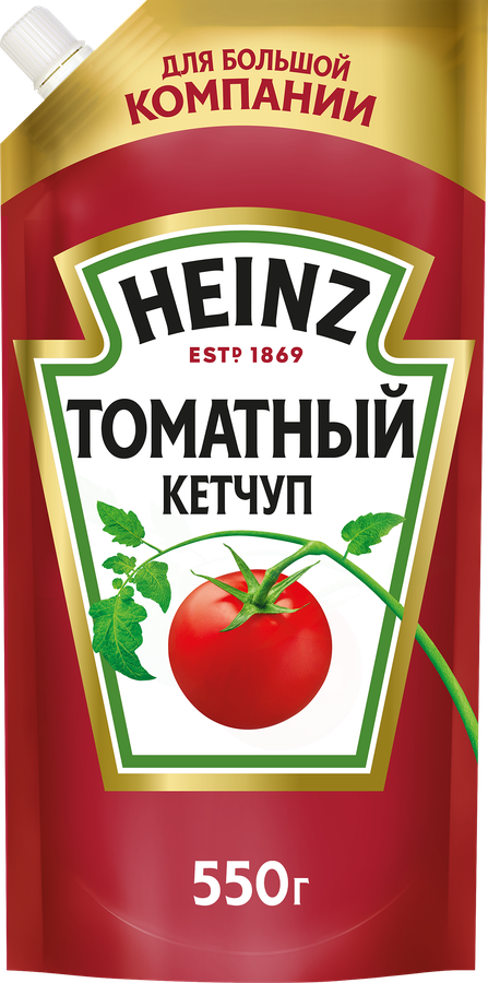 Кетчуп HEINZ Томатный, 550г