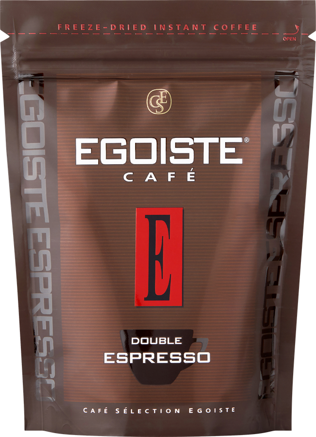 Кофе растворимый EGOISTE Double Espresso сублимированный, 70г