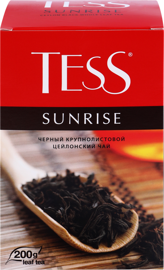Чай черный TESS Санрайз байховый цейлонский, листовой, 200г