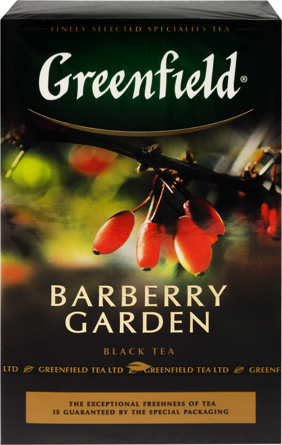 Чай черный GREENFIELD Barberry Garden листовой, 100г