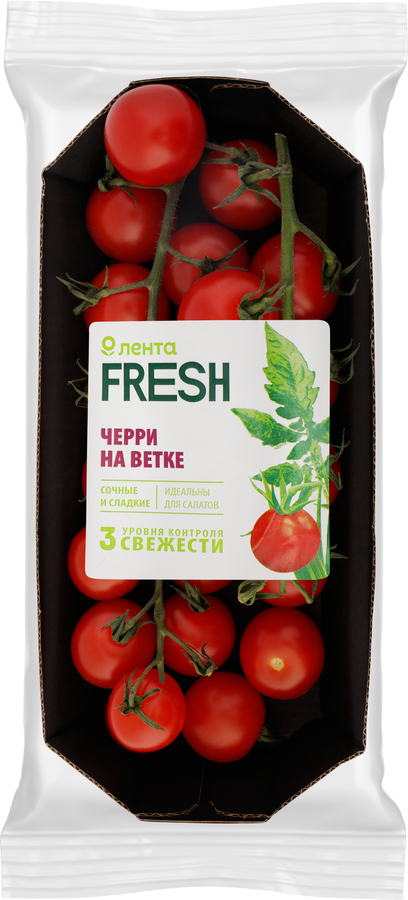 Томаты черри ЛЕНТА FRESH на ветке, 250г