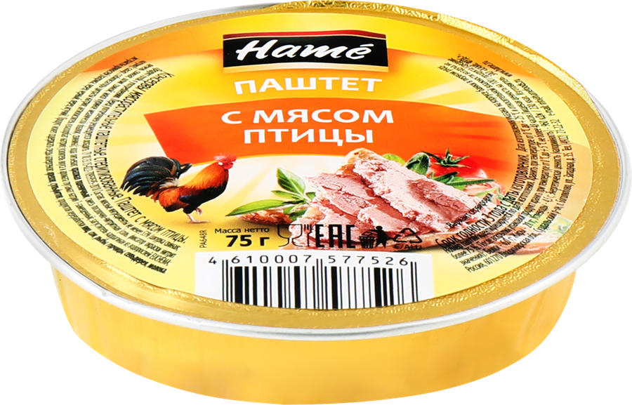 Паштет HAME с мясом птицы, 75г