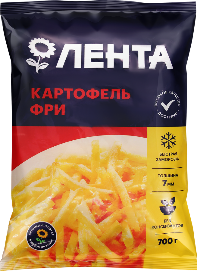 Картофель фри замороженный ЛЕНТА, 700г