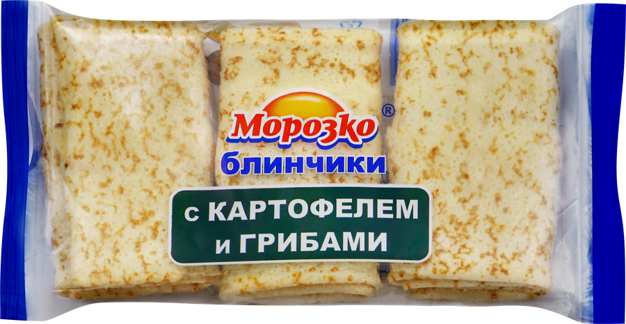 Блинчики МОРОЗКО с картофелем и грибами, 210г