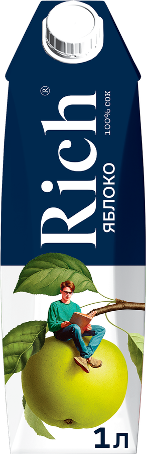 Сок RICH Яблоко осветленный, 1л
