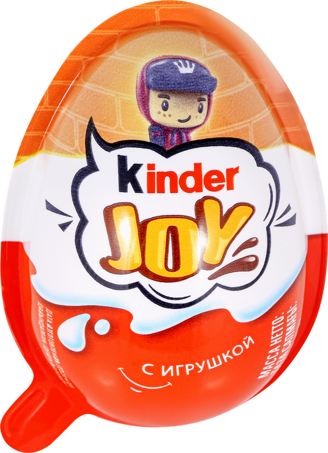 Изделие кондитерское KINDER Joy с хрустящими шариками и игрушкой, 20г