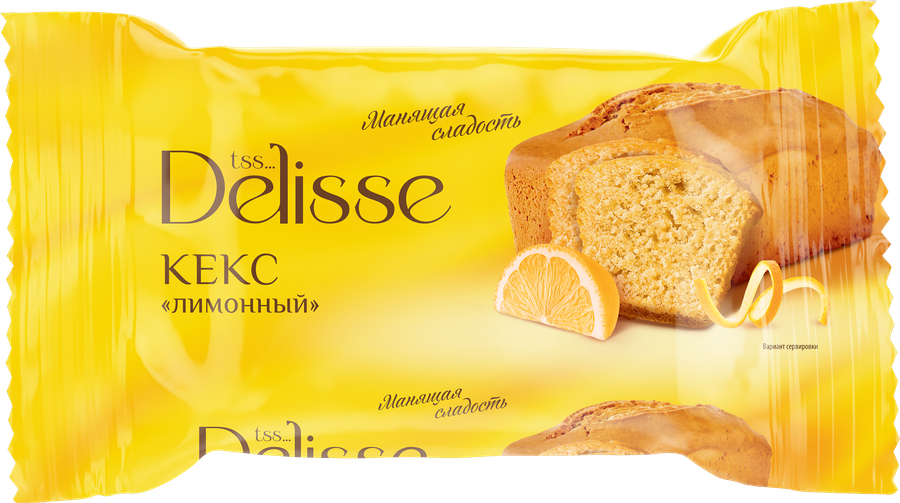 Кекс DELISSE Лимонный, 250г