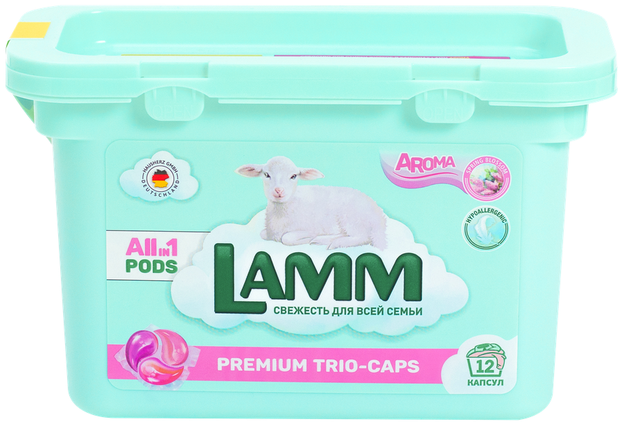 Капсулы для стирки LAMM Aroma, 12шт