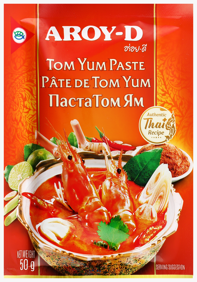 Паста AROY-D Tom Yum кисло-сладкая, 50г